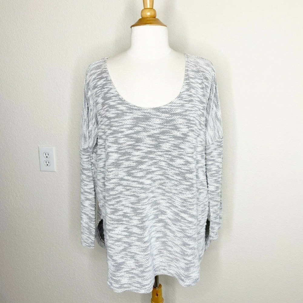 Earthbound Space-Dyed Knit Oversized Top
